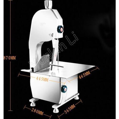 Commercial Bone Cutting Machine Frozen Meat Cutter 220V 750W Bone Cutter Machine Fish Cut