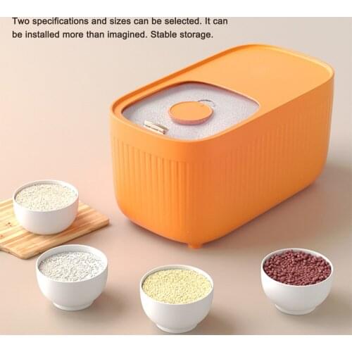 Food Storage Container Rice Bucket Collect Nano Box Case Metal Convenient Household Kitchen Home Insect-proof And Moisture-proof