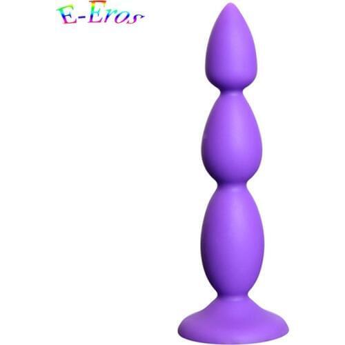 ORISSI Medical Silicone Anal Butt Plug Cheap Dildo Beads Anal Sex Toys Butt Anal Plug Massger Sex Toys for Women Men Adult Shop
