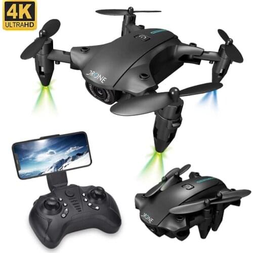 H2 Mini Drone WiFi FPV 1080P 4K HD Camera Altitude Hold Foldable Real Time Transmission Quadcopter RC Drones VS E525 Pro