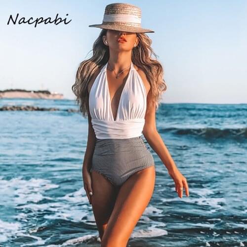Nacpabi White One-piece Swimwear
