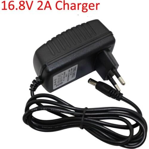 16.8V 2A 4S Li-poly lithium ion Charger DC Port for 14.8V 14.4V 16.8V Electric robot Battery Pack charger
