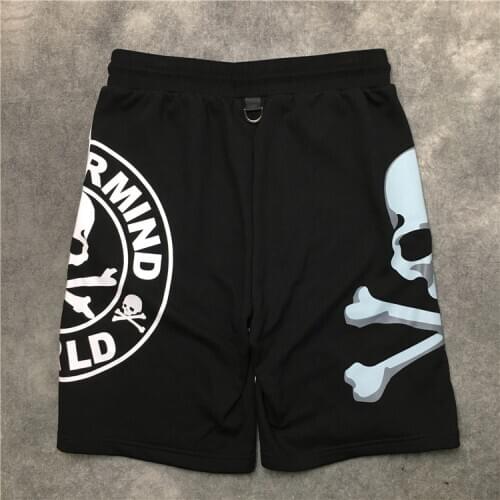 High New Men Novelty Comfortable Skull Bone MMJ Mastermind Skateboard Street Cotton Casual Shorts Kanye Hip-hop Parkour #L66