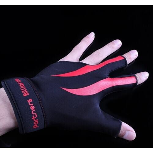 Billiard Pool Cue Gloves 2 Colors Option 2 Models Snooker Cue Gloves Left Hand Gloves Professional Blilliards Accessories