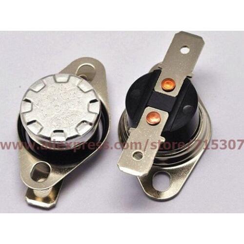 PHISCALE 5pcs KSD301 Normal Closed Thermostat Temperature Switch 135C degree 250V 10A