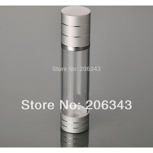 100ML plastic airless lotion bottle with airless pump used for Cosmetic Packaging