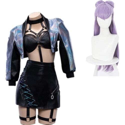 Advance sale game League of Legends cosplay Evelynn eroines League KDA Girls Team Evelynn Singing dress widows