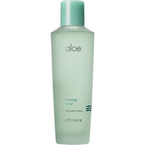 ITS SKIN Aloe Relaxing Toner 150ml Moisturizing Calming Face Serum Skin Care Hydrating Bright White Pore Contractile Essence