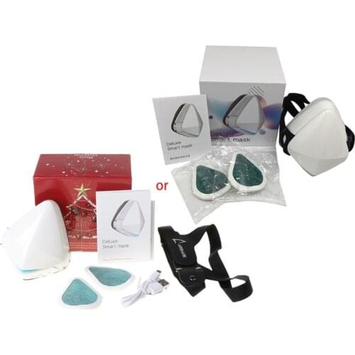 Deluxe Edition Smart Electric Mask Dustproof Formaldehyde Cycle Sports Mask Reusable Outdoor Air Breathing Purifier Au11 21