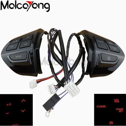 For Mitsubishi ASX 2007-2012 Outlander Buttons Bluetooth Phone Multifunction Steering Wheel Button Cruise Control Switch 1 Set