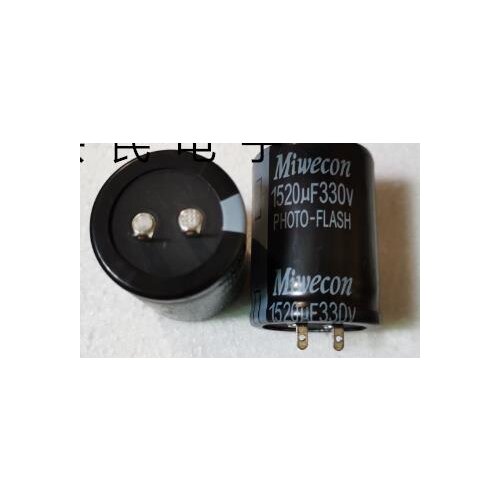 1pc 330v 1520uf photo flash capacitor 35*45mm