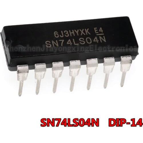 10PCS SN74LS04N DIP14 SN74LS04 DIP 74LS04N 74LS04 DIP-14 HD74LS04P new and original IC