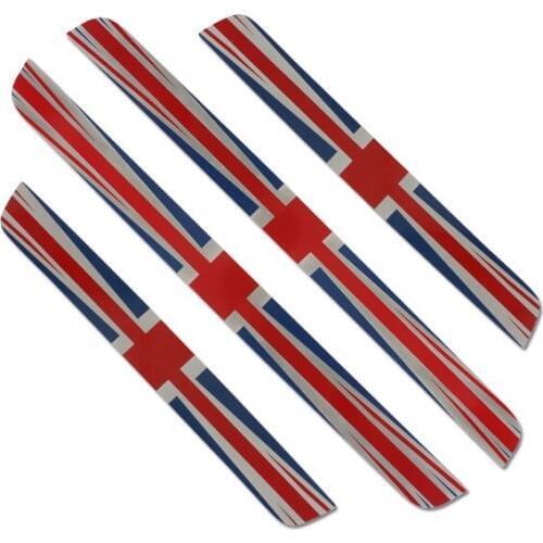 4pcs Stainless Steel Car Outer Door Sill Plates Guard Welcome Footboard Protect Cover Sticker for Mini Cooper Countryman F60