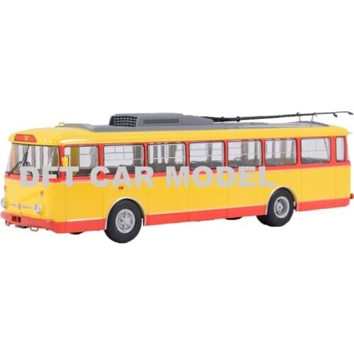 1:43 Alloy Toy Vehicles Soviet SSM -9TR Trolley bus Car Model Of Childrens Toy Car Original Authorized Authentic Kids Toys