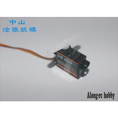 FREE SHIPPING 4PCS NEW Emax ES9251II 2.5g Digital Servo 0.27kgf.cm For RC MODEL F3P PLANE MINI RC Airplane Part