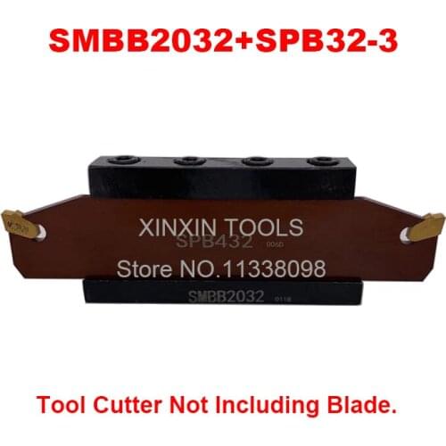 Free delivery of SPB32-3 NC cutter bar and SMBB2032 CNC turret set Lathe Machine cutting Tool Stand Holder For SP300,ZQMX3N11