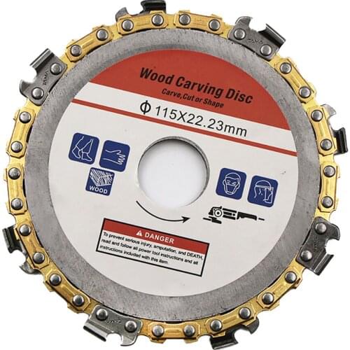 4 inch 4.5 inch 5 inch Size Woodcarving Disc Angle Grinder Wheel Disc Woodworking Circular Chain Saw Blades