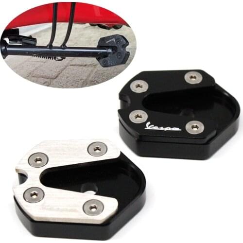 For Vespa primavera 150 125 sprint 150 125 LX150 LX125 Brand Kickstand Side Stand Extension Pad Enlarge Extension Support Plate
