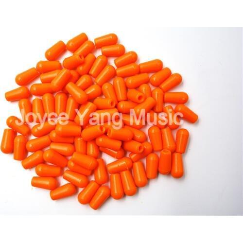 Niko 100pcs Orange 3 Way Switch Toggle Tips Caps For LP Style Electric Guitar Free Shipping Wholesales