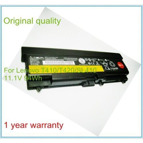94WH Original Battery For W510 T510 W520 SL410 T410 T420 L430 45N1017 45N1016 9CELL