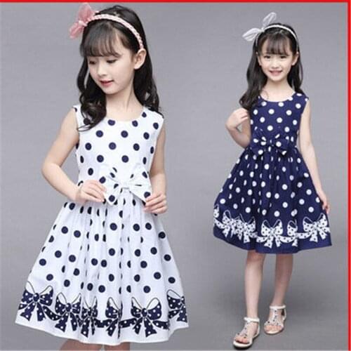 4-12 Years High Quality Summer Girl Dress 2021 New Floral Cotton Solid Draped Ruched Kid Children Clothing Girl Princess Dresses