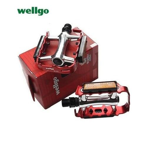 Wellgo M20 Rolamento Ultra Leve Pedal Ultralight mtb mountain road Pedal Mountain Bike Pedal Bicycle Pedal Accessories