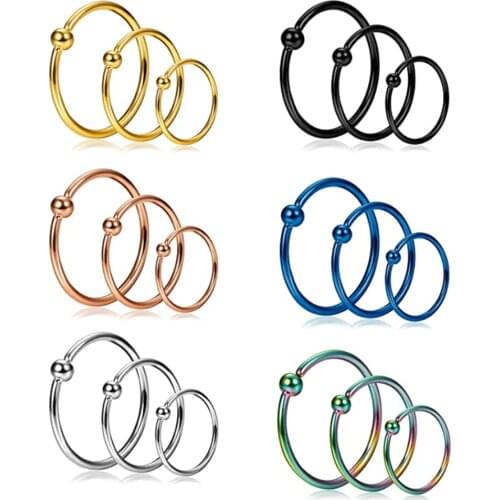 1 Set Stainless Steel Belly Eyebrow Lip Nose Ring Body Piercing Needle Tool New Nipple Jewelry Tool Complete Body Piercing Kit