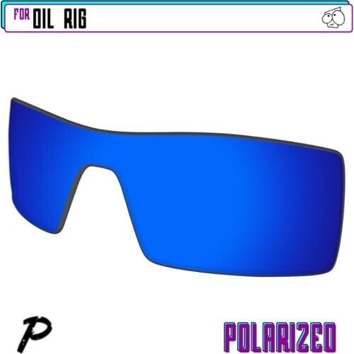 EZReplace Polarized Replacement Lenses for - Oakley Oil Rig Sunglasses - Navy P