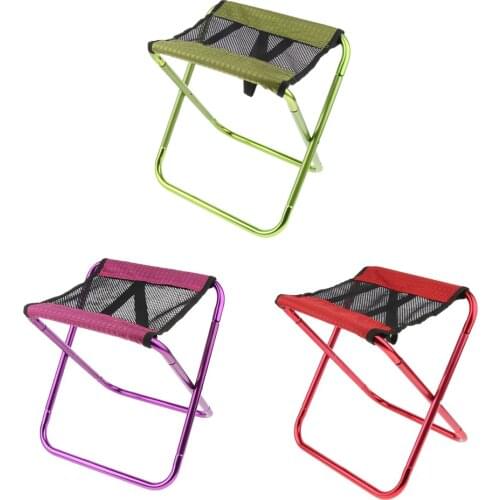 Portable Folding Stool Chair Ultralight for Outdoor Camping Fishing Beach