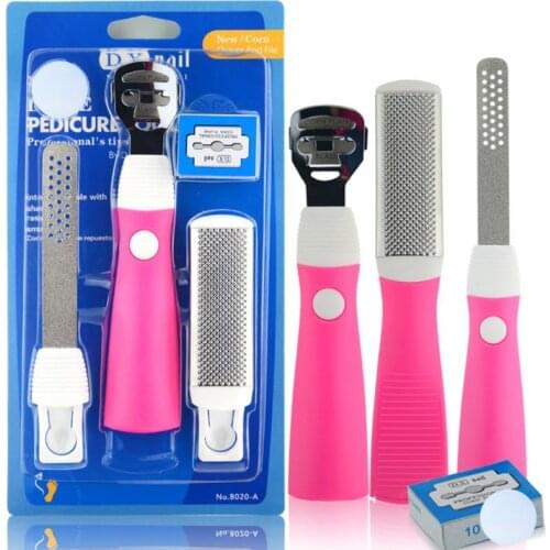 Foot Scrubber Pedicure Tools Kit Peeling Dead Skin Calluses Removal Foot File Exfoliating Feet Heels Cleaner Foot Skin Care