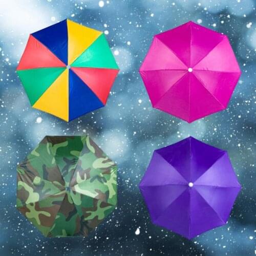 Umbrella Hat Waterproof UV Resistant Hands-Free Fishing Hat