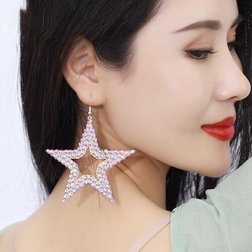 Belly dance earrings new shiny dance performance earrings earrings oriental dance performance accessories women