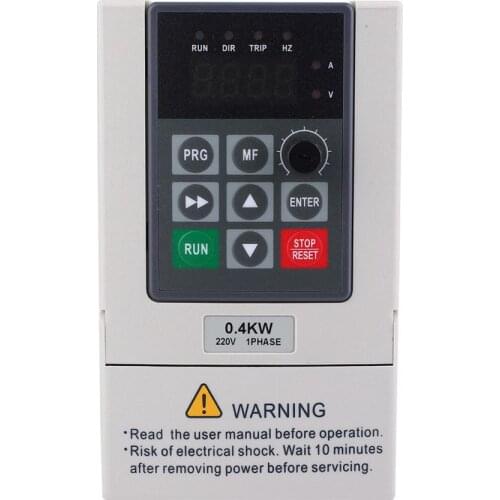 0.4KW 220V Single Phase To 3 Phase Variable Frequency Drive Motor Converter Inverter For PWM Motor Speed Controller Widely Used