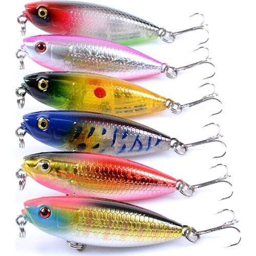 1pcs Fishing Lure Japan Minnow Wobbler Floating BassTrolling Artificial 5.9cm/6.9g Hard Bait Crankbait Carp Pesca Fishing Tackle