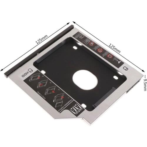 1 Pc SATA 2nd HDD Hard Drive Caddy Bay For IBM Thinkpad T400s T500 T410 W500