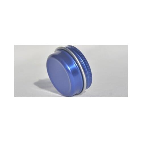 100pcs 10ml Aluminum Round Empty Refillable Bottles Tin Cans Box Silver Cream Jar Pot Case Screw Thread Lid Lip Balm Container