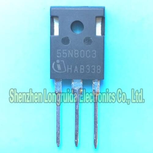 5PCS 55N80C3 SPW55N80C3 TO-247 MOSFET TRANSISTOR 55A 800V