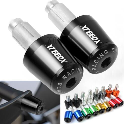 For Yamaha XT660X 2004-2017 XT660 XT 660 X 660X Motorcycle 7/8"22mm Aluminum Handlebar Grips Cap Handle Bar Ends Plugs Cover