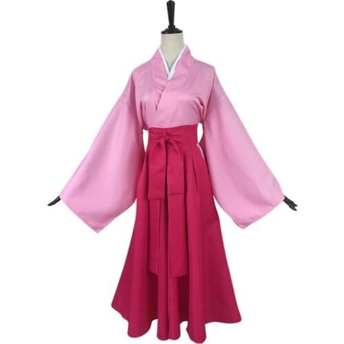 Anime Demon Slayer Kimetsu no Yaiba Tsuyuri Kanao Cosplay Costume Women Kimono Dress Uniforms Suit