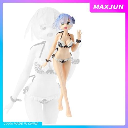 Anime Re Life in a different world from zero Anime Figures Rem Standing swimsuit PVC Model Toys kawaii ReZero Action Figure Sexy
