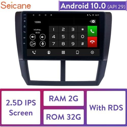 Seicane 2Din RAM 2GB+ ROM 32GB High Version Android 10.0 GPS Navi Unit For 2008 2009-2012 Subaru Forester Car Multimedia Player