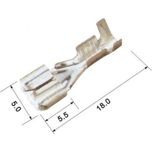 Free shipping 100pcs terminal Male female wire connector Plugs socket Fuse box Wire harness Soft Jacket DJ621-5.0B