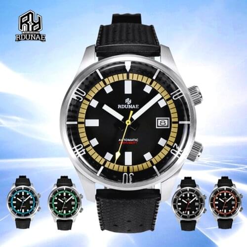 RETANGULA Automatic Diver Watch Men 43mm Double Luminous Sapphire Crystal Sports Mechanical Watch Luxury Brand 2021