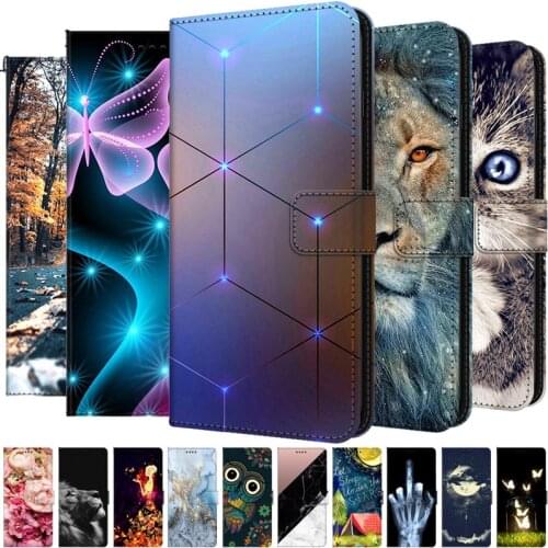 For Vivo Y91C Case 3D Flip PU Leather Wallet Cover Case For VIVO Y91C Y91 C Y91i Phone Cover for Vivo Y91C Y 91C Protective Case