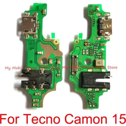 USB Charging Port Dock Connector Board Flex Cable For Tecno Camon 15 Camon15 USB Charge Charger Port Replacement Repair Parts