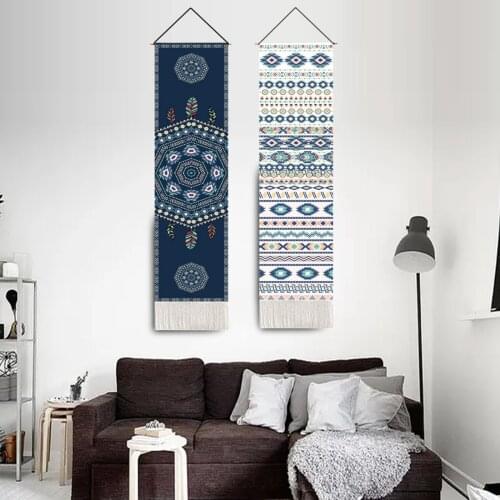 Black and White Moon Sun Wall Hanging Tapestry Moon Floral Throw Blanket Home Decor Wall Hanging Bohemian Wall Tapestries