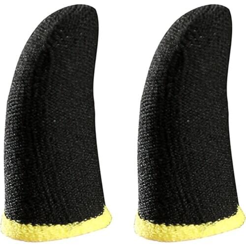 2pcs Game Gloves Sweat-proof Elastic Gaming Screen Gloves Knitted Game Controller Sleeves