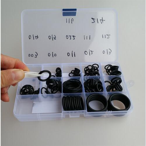 170Pcs Nitrox / Scuba Dive O-Ring Kit 12 Sizes 70 Duro Underwater Diving Snorkeling Gear Tank Valve Hose Spare Part Replacement
