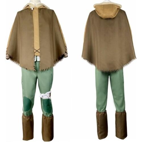 Anime To Your Eternity Cosplay Costumes Man White Short Hair Ponytail Fumetsu no Anata e Costume Halloween Carnival costume