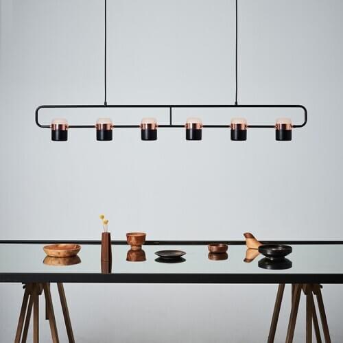 Nordic Design Chandelier For Dining Table Modern Kitchen Creative Hanging Light Fixture Luminaire Suspension LED Spot Lamp Home